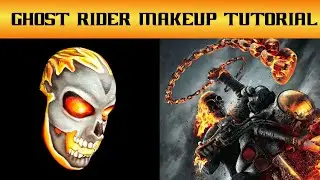 Ghost Rider SFX cosplay makeup tutorial