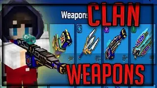 OG CLAN WEAPONS Massive BUFF (ALL WEAPONS REVIEW) Pixel Gun 3D