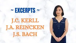 SOLO || Kerll | Reincken | JS Bach (excerpts) - Masumi Yamamoto (harpsichord)
