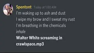 I'm breathing in the chemicals *INHALE*