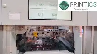 VIDEO PRINTICS U48261125 BOBST NOVACUT 106 E3.0 FLAT BED DIE CUTTER, YEAR 2021