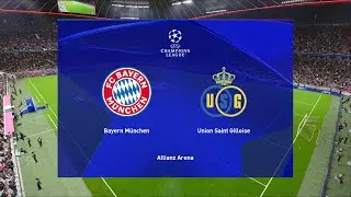 Bayern Munich vs Union SG | Allianz Arena | 2025-26 UEFA Champions League | PES 2021