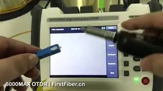 How to work on OTDR | How does OTDR works? 8000MAX OTDR operation demo