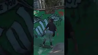 Abandoned Building Turned into Skatepark