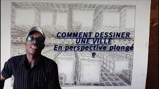 Bienvenue !!! apprends Comment dessiner une ville en perspective   #apprendreledessin #Illusion3D 
