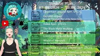 You asked for it and here it is - The Shedule