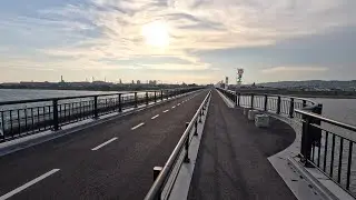 【2025年8月17日開通】新河西橋を歩いて渡ってみた。【和歌山市道市駅湊線】