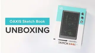 Oaxis Sketch Book Unboxing (Black) &ndash; Portable Electronic Sketch Pad with Instant Digitization