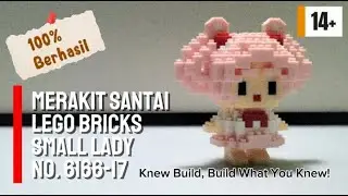 Merakit Santai Lego Bricks Small Lady No. 6166 - 17