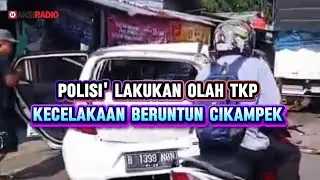 Police Process Crime Scene of Multiple Accident