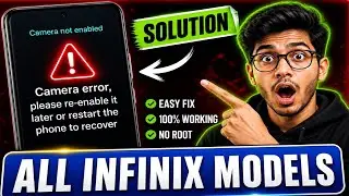 Camera error | please re enable it later or restart the phone to recover | Infinix Mobile Camera
