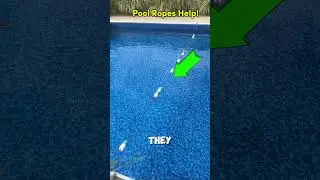 Swimming Pool Safety Rope with Floats, Pre-Assembled Divider Buoy with Hooks