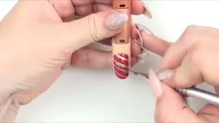 La Palm Gel Couple Candy Cane Tutorial
