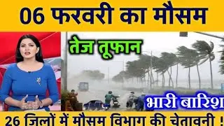 4 फरवरी का मौसम| today weather update, heat wave, #Mausam_ki_jankari #Lucknow_weather #आज_का_मौसम
