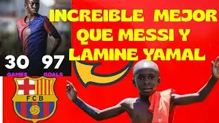 &iexcl;La Incre&iacute;ble Historia De Fode Diallo Y Su Pasi&oacute;n Por El F&uacute;tbol Mejor Que Messi Y Lamine Yamal!