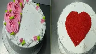 Luxury Birthday Paradise Heart Cake Design | Beautiful Flower Decoration 🌸Romantic Paradise Heart Sh
