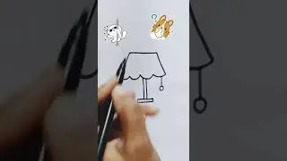 Draw Lamp | Easy Lamp Drawing | Diya Drawing | #shorts #youtubeshorts #lampdrawing #drawingshorts