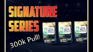 Signature Series Pack 300k Pull OMFG!!! THIS IS LIT | NBA Live Mobile 16 PART 1