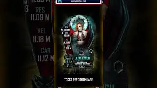 VAMPIRA BECKY YESSSS!! WWE SUPERCARD S8 ITA