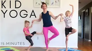 15 Minute Kid Yoga Class | Fit Mama Real Food