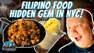 Best Filipino Food in NYC! My First Time Trying Sisig! In Search of Best Pinoy Food in New York!
