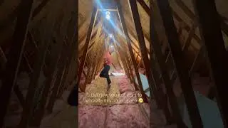 What would YOU do with all this attic space?! Stay tuned for more of our garage renovation! Check