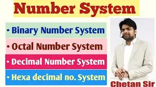 Part - 1 |Computer Number System | By :- Chetan Sharma Sir