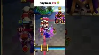 Pay2Lose Evolution #clashroyale #supercell #gaming