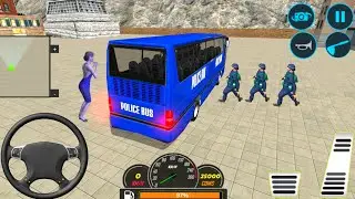 Us Police Bus Mountain Driving Simulator Games 🚌: Best Police Bus GamePlay_#08 || Addicted Gameplay
