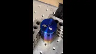 Engraving Torched Titanium