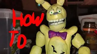 How to make a FNAF Yellow rabbit stop motion puppet