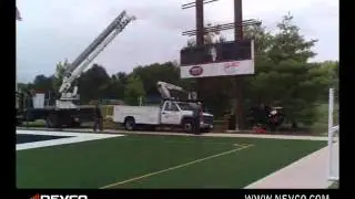 Nevco Video Scoreboard at Edwardsville High School (installation)