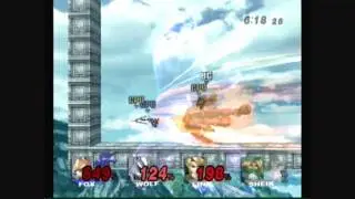Brawl Hacks - Giant Fox and Wolf v.s. Link and Zelda