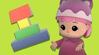 🟥🟨 Who built this tower? 🟩🟦 | Hero Dad | Cartoons for Kids | WildBrain Wonder