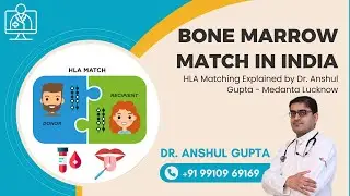 How to Find Bone marrow Match in India | HLA Matching Explained by Dr. Anshul Gupta- Medanta Lucknow