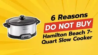 Мультиварка Hamilton Beach объемом 7 кварт 🍲 | 6 причин НЕ покупать