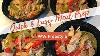 Weekly Meal Prep | One Pot Black Pepper Chicken | WW Freestyle