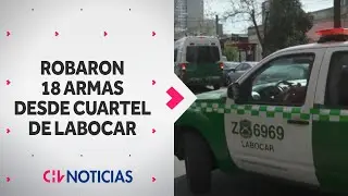 Confirman robo de al menos 18 armas de fuego desde cuartel de Labocar de Santiago