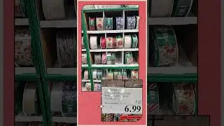 Kirkland Signature Wire Edged Ribbon 50 yds is on sale at Costco for $6.99. Sale ends on Oct 5 2025