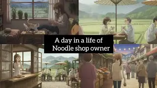 A day in a life of a small noodle shop owner #edit#trending #shortfilm   #Ghibli #animation #edit