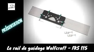 Présentation rail de guidage universel pour scie circulaire Wolfcraft FKS115