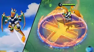 Charizard New Aurora Crystal Tag Holowear Spotlight China Server - Pok&eacute;mon Unite