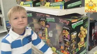 🍁 Магазин игрушек Черепашки Ниндзя Shopping in kids toys store Teenage Mutant Ninja Turtles