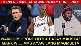 Ayaw ni Williams mag multa kaya di nya tinamaan si Jose. GSW Front office nasisisi na. CP3 update
