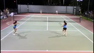 Kim/Tobita vs.Companion/Poljakova 3RD PLACE HIGHLIGHTS - Kailua Women's Night Doubles 2013