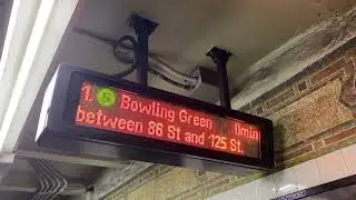 Bronx bound Exp 5 train to Bowling Green + Will Not Make All Stops (Glitched) (arrival announcement)
