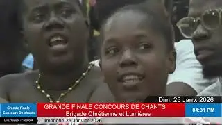 Grande Finale | CONCOURS DE CHANTS | Dimanche 25 Janvier 2026