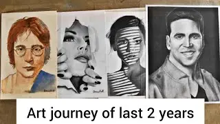 My Art journey of last 2 Years | DrawAnk