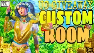 BGMI CUSTOM LIVE |  60 UC
GIVEAWAY I UNLIMITED GIVEAWAY CUSTOM room
