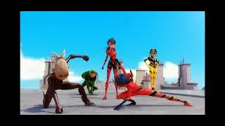 Miraculous ladybug group pose l mega leech